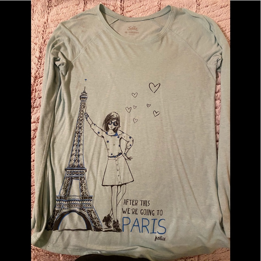 Teal Paris long sleeve